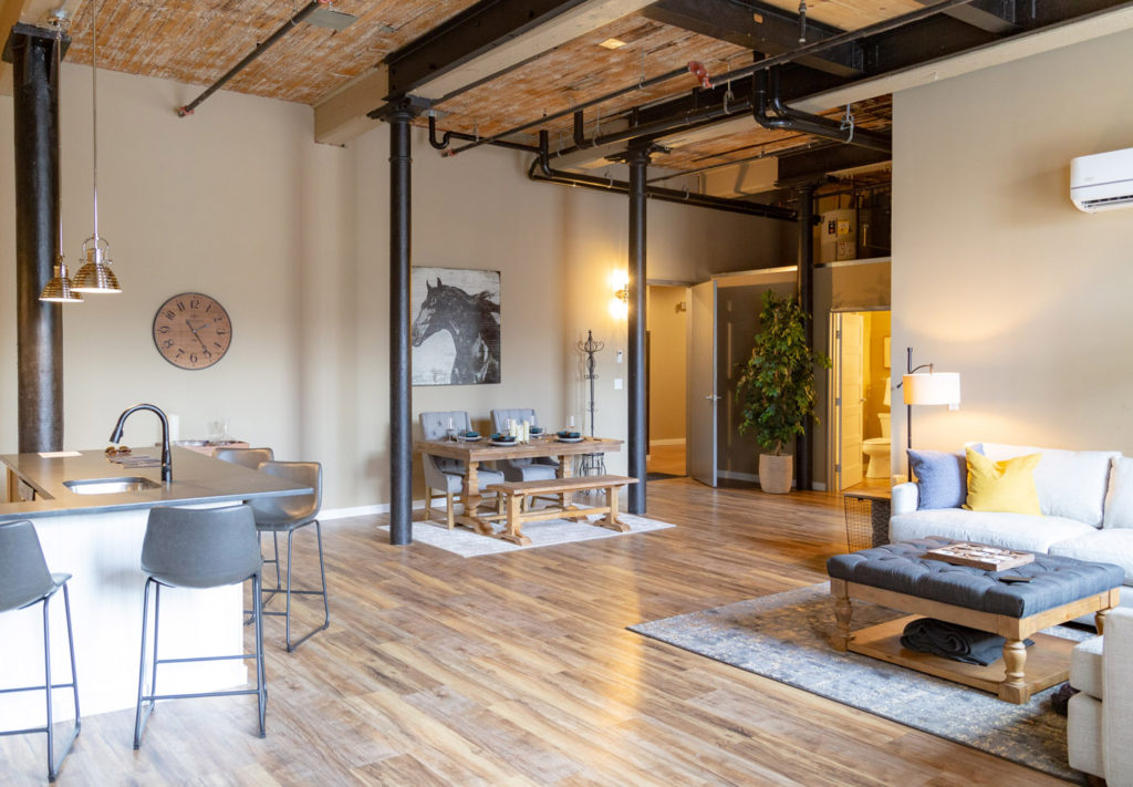 Model unit in Building 1